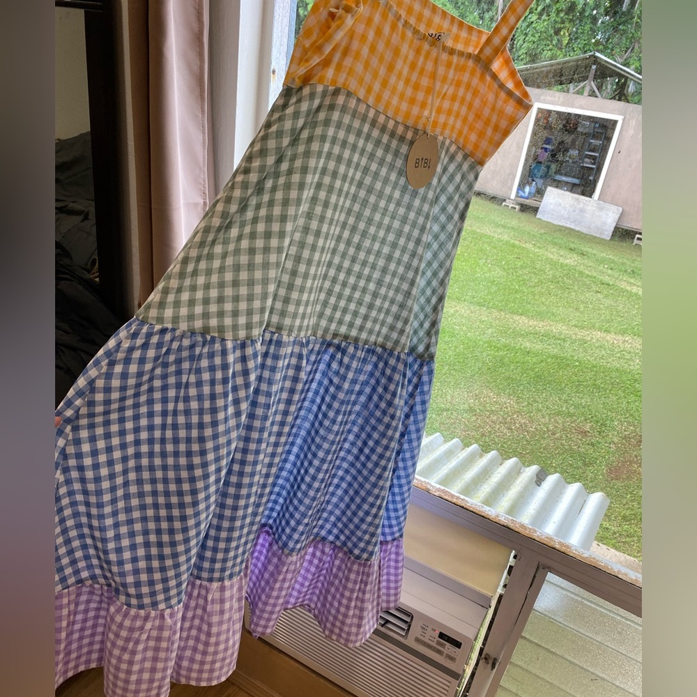 SOLD OUT SOLD Tiered pastel summer maxi Dress Wom - Picture 15 of 17